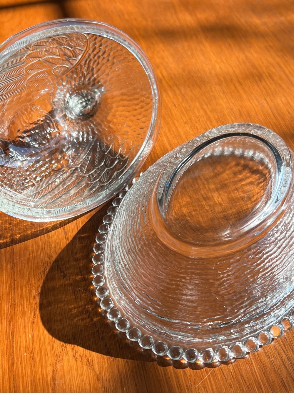 Indiana Glass Clear Hen on Nest Covered Dish - Picture 5 of 7